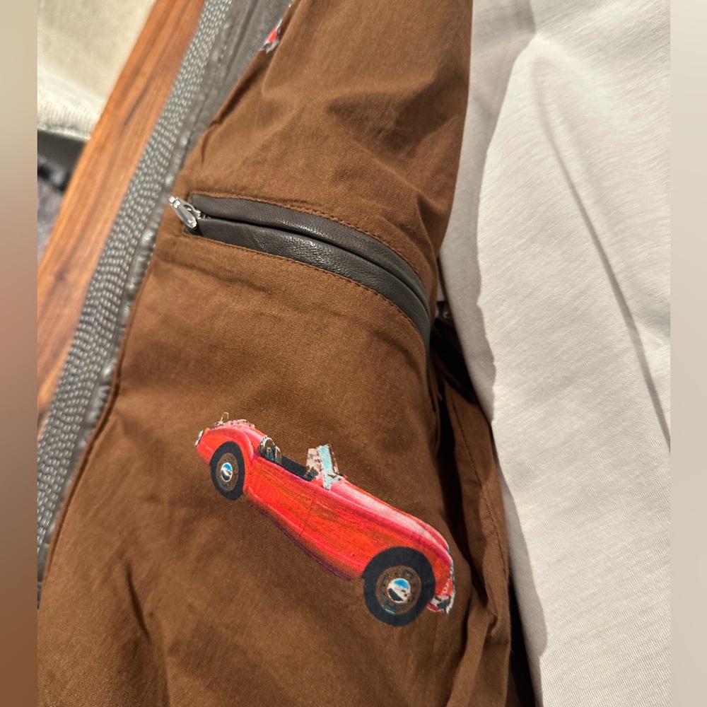 George Roth Men's Brown Leather Jacket - Picture 5 of 7